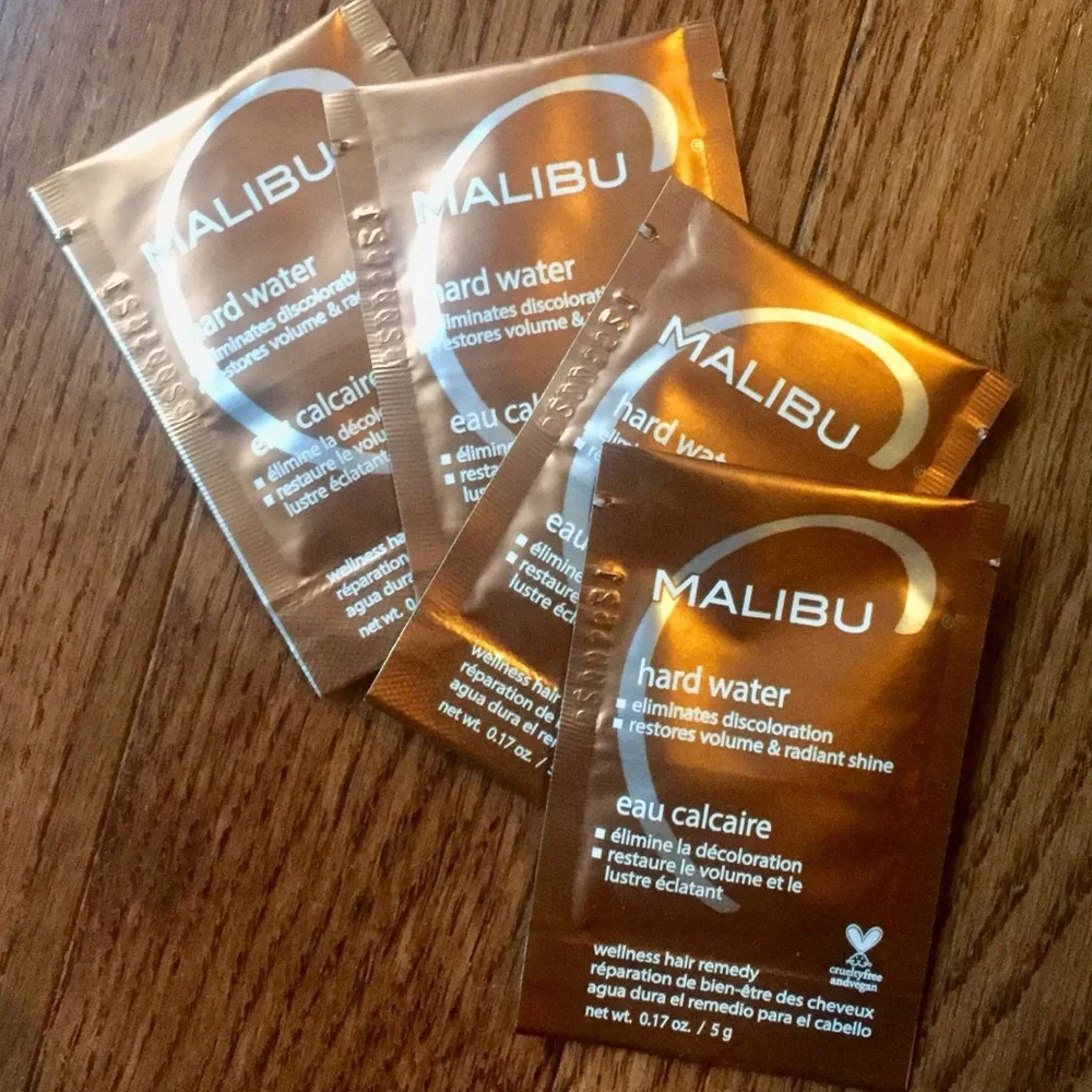 x4 Malibu C Hard Water Stain Remover Packets‎